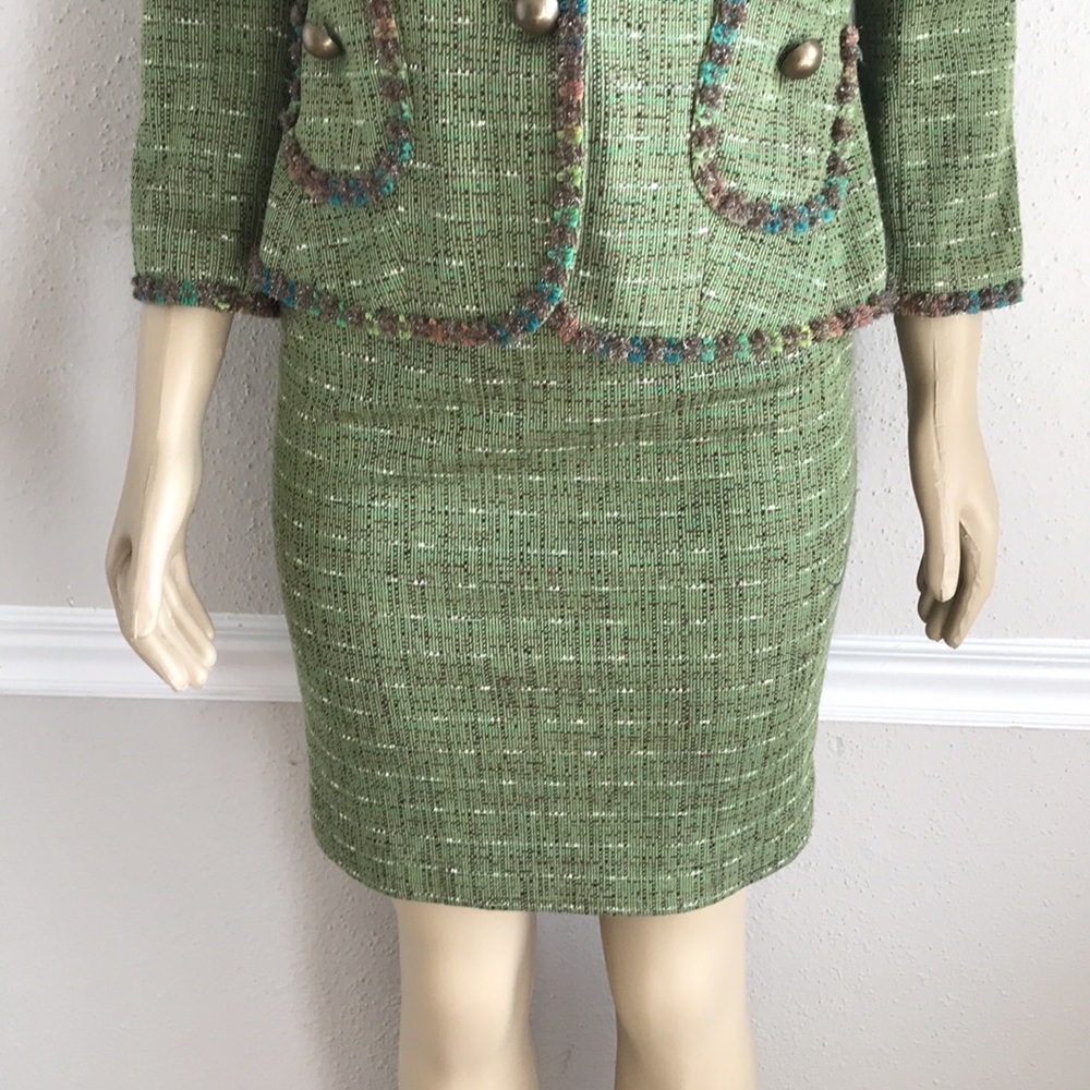 ISABEL & NINA Green Suit Set Size 6 - Picture 3 of 9